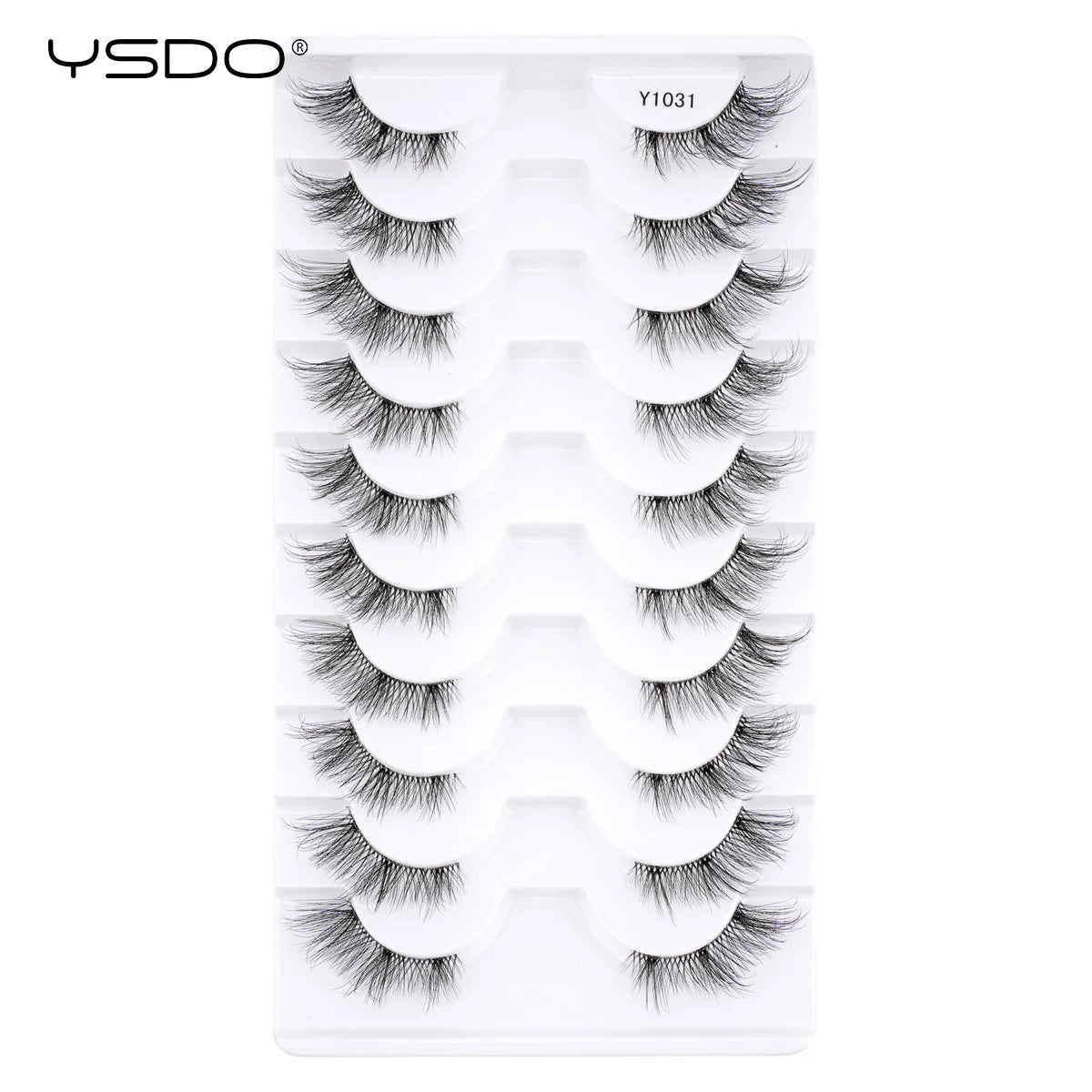 Natural half false eyelashes, 5 or 10 pairs, by HSF Marketplace