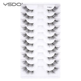 Natural half false eyelashes, 5 or 10 pairs, by HSF Marketplace