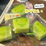 Soft Taba squishy toy, melon bear sensory toy for stress relief by HSF Marketplace
