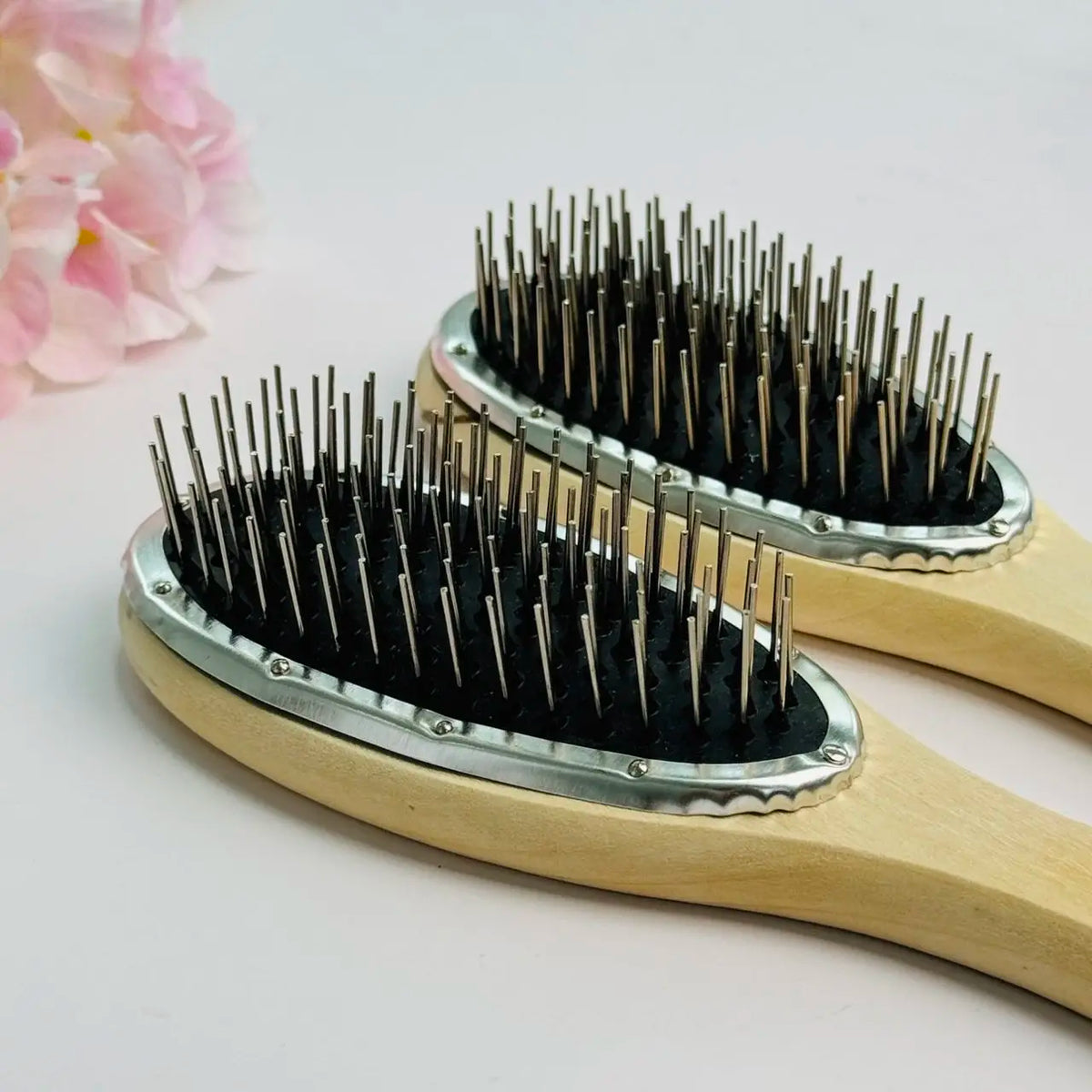 Professional Brush For Wig Anti Static Steel Comb for Tangle Hair Extensions Training