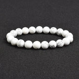 Genuine Natural Stone Bracelet Apatite Lapis Lazuli Agate Crystal Tiger Eye High Quality Gem Beads Bracelet Homme Jewelry Bangle