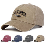 Unisex California letter embroidery baseball cap, black adjustable hat for all seasons by HSF Marketplace