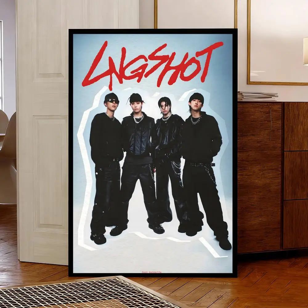 LNGSHOT K-pop poster by HSF Marketplace for stylish wall decor in any room