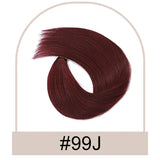Straight clip-in ponytail human hair extension, 100g, with wrap-around tail for women, natural look