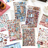 Kawaii Girl's 3D space sticker by HSF for creative scrapbooking and sticker therapy