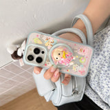 Cute bear rabbit magnetic stand phone case for iPhone 14-16, HSF Marketplace design