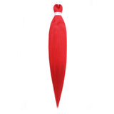 Pre-stretched Braids Hair Professional Itch Free Hot Water Setting Synthetic Fiber Ombre Yaki Texture Braid Hair Extensions