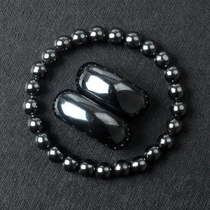 Natural Crystal Stone Bead Bracelet, Gemstone Stretch Jewelry for Women and Men