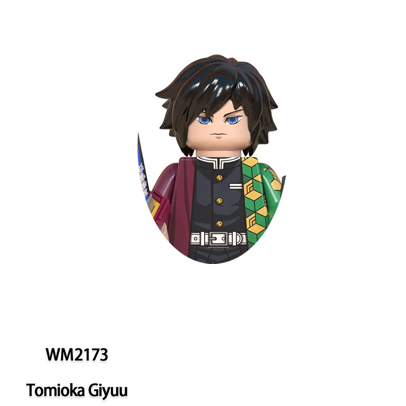 Demon Slayer action figures building bricks blind box collectibles by HSF Marketplace