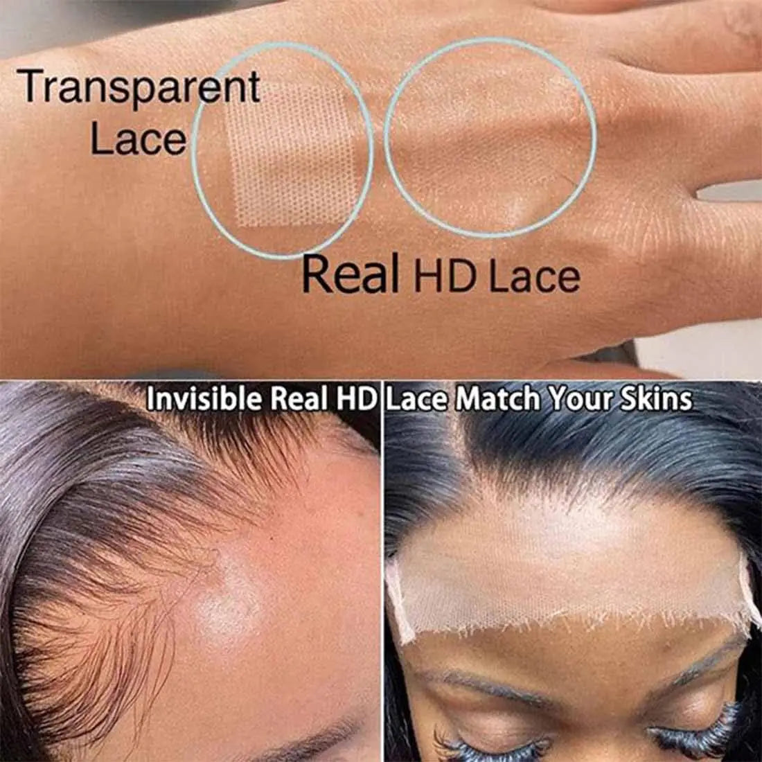 VLAV 1B/4 bob wig with 13x4 HD transparent lace, preplucked hairline, baby hair, and glueless design