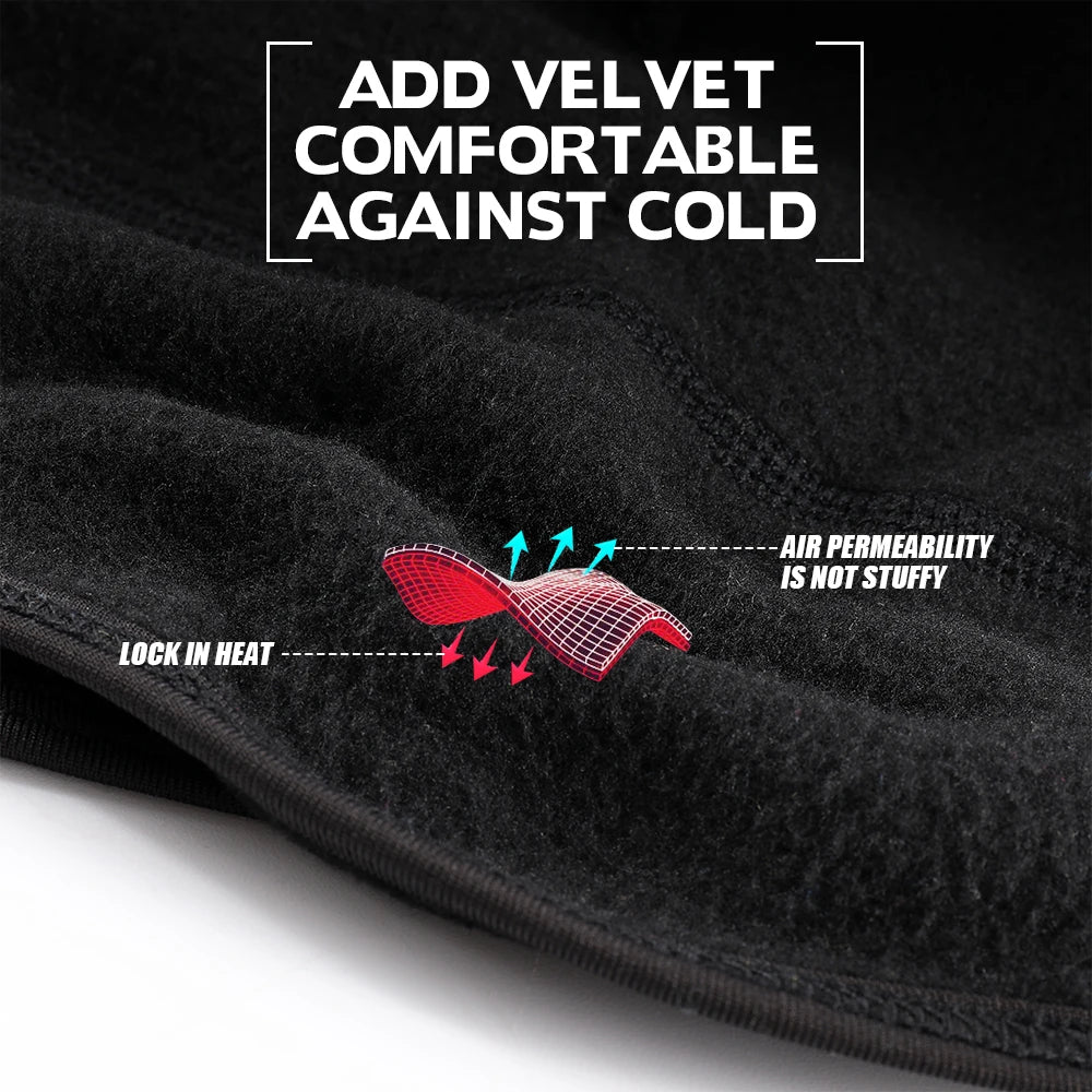 Women's HSF Marketplace winter fleece beanie hat with windproof ear cover for skiing and snowboarding
