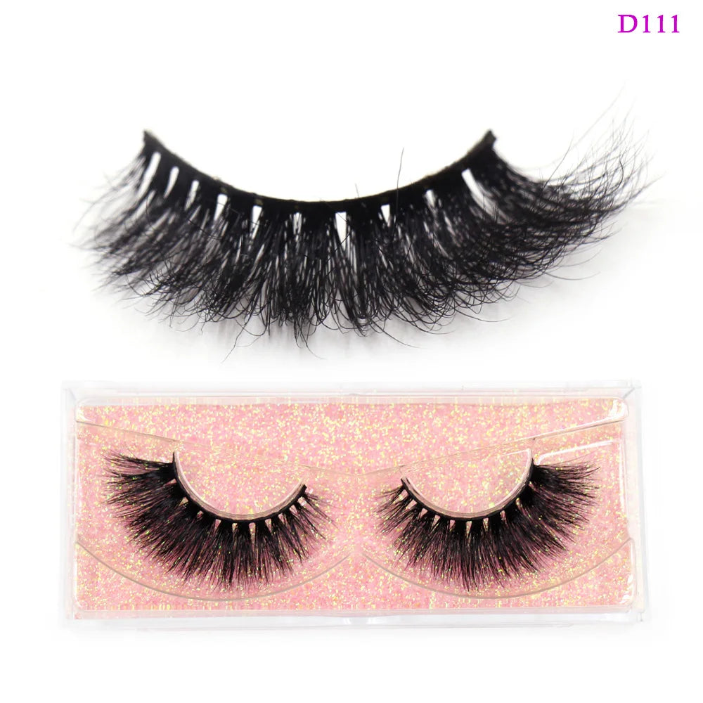 3D mink lashes for daily wear, soft reusable false eyelashes by HSF Marketplace