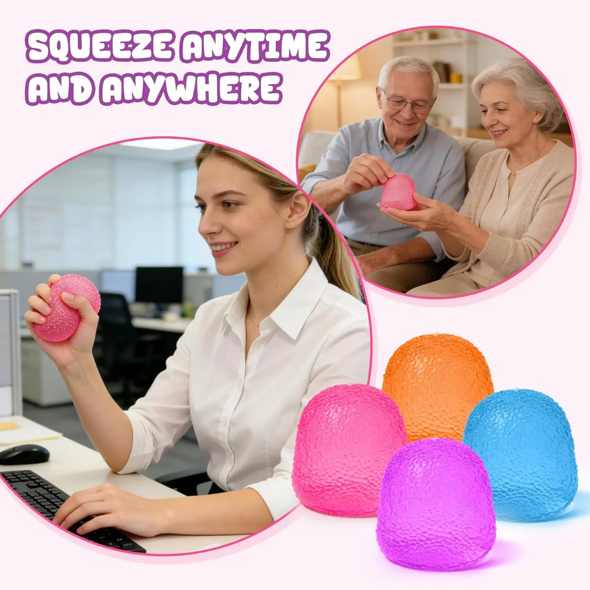 Gumdrops stress balls sensory fidget toys by HSF Marketplace for anxiety relief