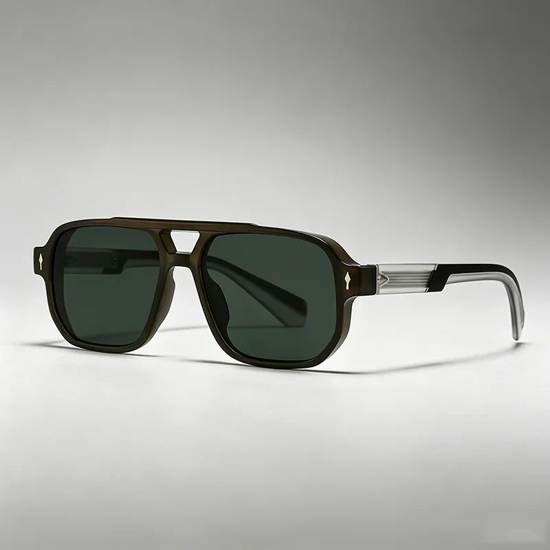 Vintage square sunglasses for men and women with UV400 protection by HSF Marketplace