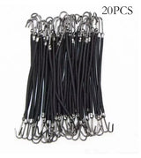 Fashionable Double Hook Headband Set for Women High Elasticity Rubber Ponytail Holder Sturdy And Stable Hair Accessory