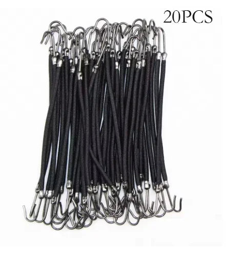 Fashionable Double Hook Headband Set for Women High Elasticity Rubber Ponytail Holder Sturdy And Stable Hair Accessory
