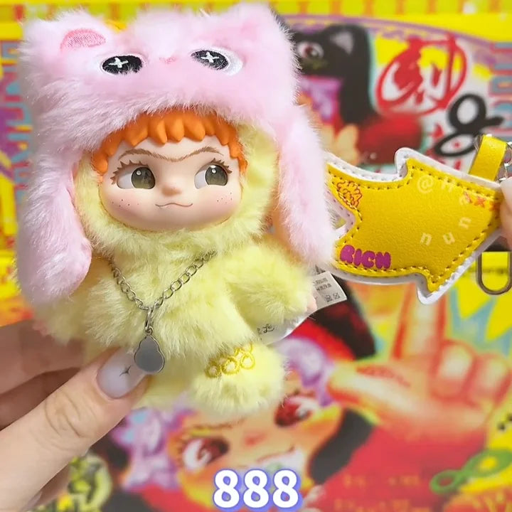 Wakuku On A Roll V3 vinyl plush pendant doll blind box collectible figure by HSF Marketplace