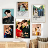 Korean TV King The Land poster, K-culture wall decor by HSF Marketplace
