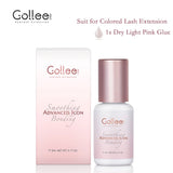 Gollee All Season Glue for Lash Extension 0.5s Fast Drying Strong Glue Stick False Eyelash 6-8 Weeks Waterproof Adhesive Makeup
