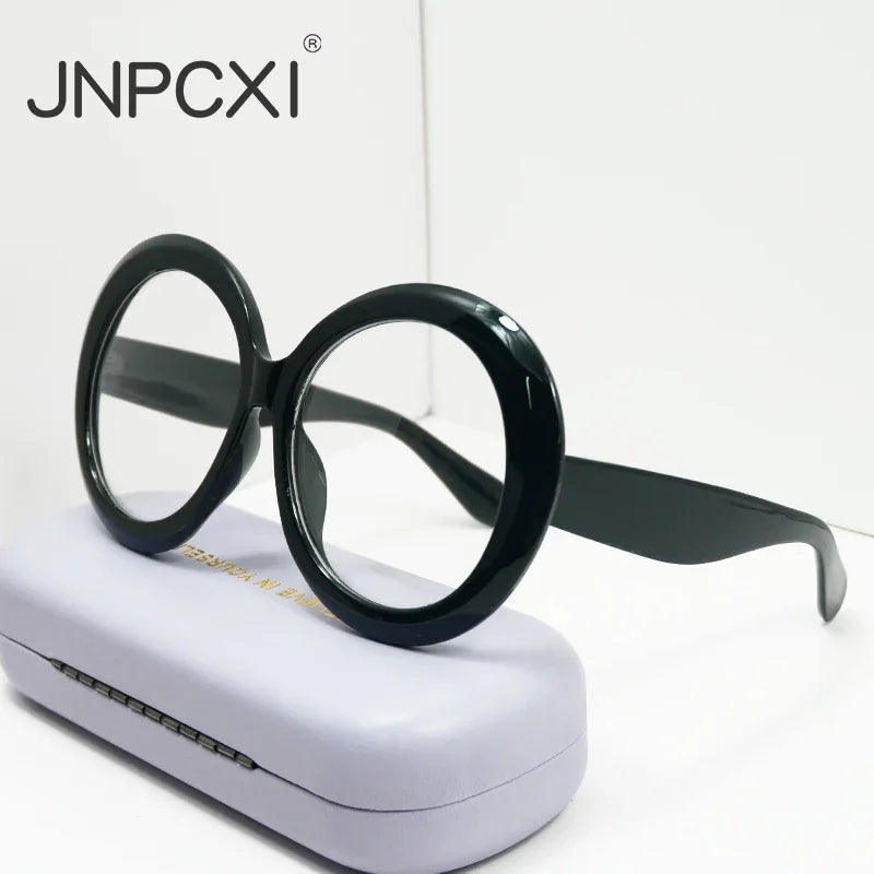 Oversized round sunglasses for women and men with large frames, luxury brand HSF Marketplace, unisex riding eyewear, stylish sun glasses