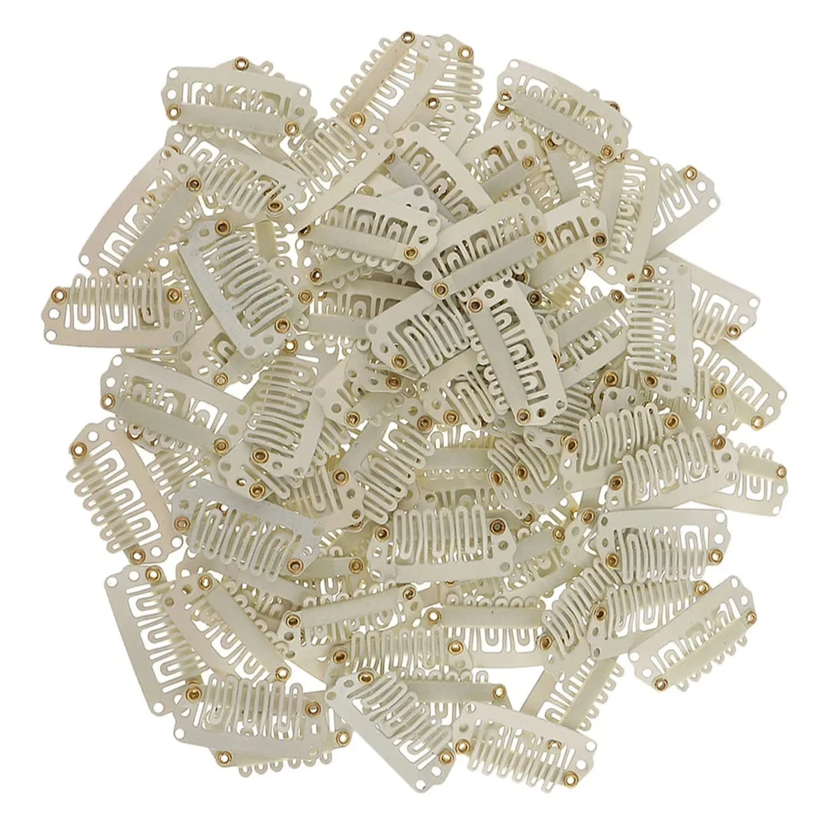50/20pcs 2.3cm-3.2cm Black Brown Color Wig Clips Snap Clip For Hair Extension Wig Weft Wig PP Hairpins Large Clips Styling Tools