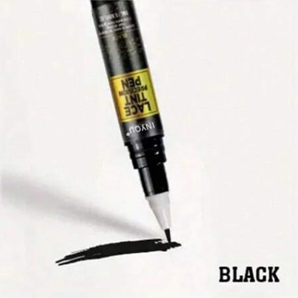 Wig Knot Concealer for Lace Grid Lace Dyeing Pen for Wigs Knots Healer Stick for Lace Wig & Frontal Part & Hairline, Portable