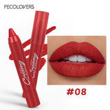 6-piece creamy matte lipstick kit with six everyday shades and smooth glide-on lip crayons