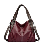 Genuine Soft Leather Handbags for Women Vintage Shoulder Tote Bag Luxury Designer Ladies Large Capacity Purse Bags Sac A Main
