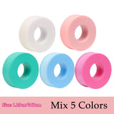 Close-up of breathable silicone gel eyelash tape sticker by HSF Marketplace, designed for sensitive eyelash extension applications.