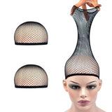 Mesh Wig Cap Nylon Hair Net New Stretchable Elastic Hairnets Fashion Mesh Weaving Wig Caps for Women Making Wig