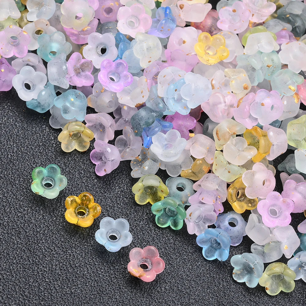 Multicolor lily of the valley beads for DIY jewelry making, HSF Marketplace hair styling tools