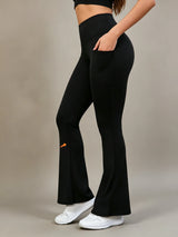 Women's high waist booty lifting flare leggings by HSF Marketplace