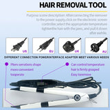 Professional hair extensions kit with UV light glue and styling tools by HSF Marketplace