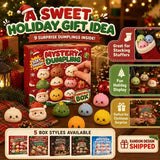 Christmas fidget squishy mystery dumpling advent calendar by HSF Marketplace, 9-day sensory toy countdown box