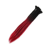 10 Strands 20inch Synthetic Dreadlocks Hair Extensions Soft Handmade Crochet Hair Transplant Blonde Braid Hairs For Women Girl