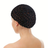 Handmade thick thread crochet hair cap for wig and sleep protection, HSF Marketplace hair styling tool