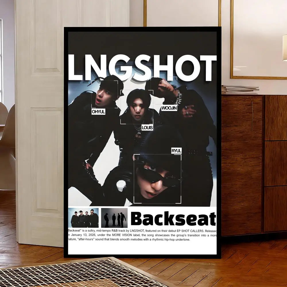LNGSHOT Kpop poster by HSF Marketplace for stylish wall decor in any room