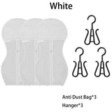 Wig Storage Portable Wig Bags Storage With Hanger Hair Extension Holder For Styling Wig Storage Bags Wig For Home & Travel