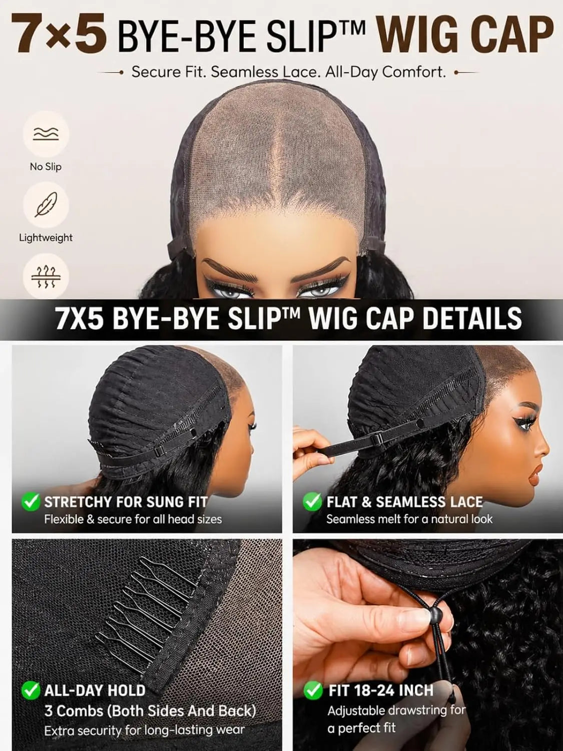 Short curly bob human hair wig with pre-plucked lace closure by HSF Marketplace