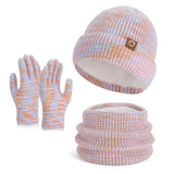 Warm winter beanie hat, scarf and gloves set for cold weather by HSF Marketplace