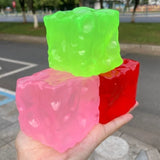 Handmade Coconut Oil Cheese Moldable Squishy Toy Stress Ball Non-Rebound Pinch Squeeze Fidget Toy Decompression Plastic Ball