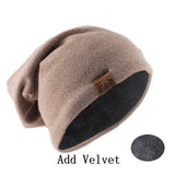 Women's HSF knitted bonnet hat, solid color soft beanie with casual turban-style design for autumn and spring