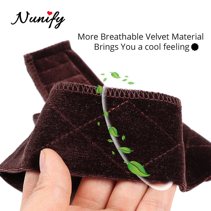 Non-slip velvet wig grip headband for women, adjustable comfort hair styling tool by HSF Marketplace
