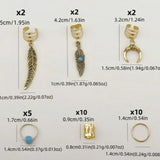 31-piece hair jewelry accessories for braids and dreadlocks by HSF Marketplace