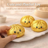A2027Glitter Dumpling Glitter Dumpling Squishy with Box Dumplings Sensory Squeeze Toy for Stress Relief