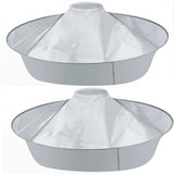 Waterproof Haircut Cape Umbrella, Portable Hair Clippings Catcher for Adults ,Reusable Hairdressing Cloak,Trimming/Coloring