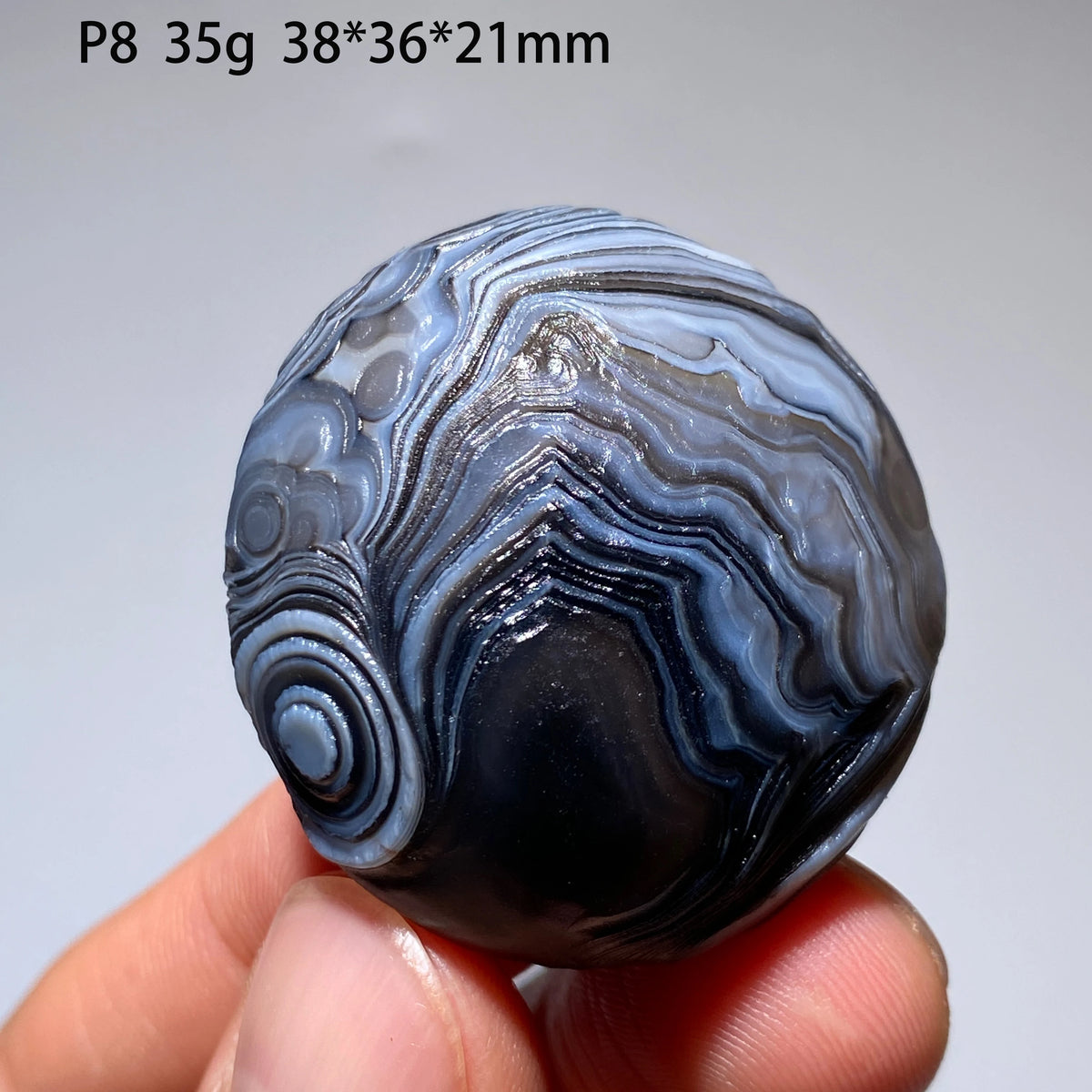 Natural Gobi Agate Eye Mineral Crystal Energy Specimen Collectible Gift Home Decor - Appreciation of Natural Stones