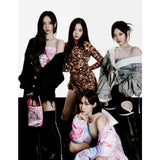 A-Aespa Whiplash aesthetic poster, HD canvas wall art featuring K-pop-inspired artwork