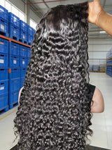 Natural Looking 300% Density Jerry Curly Human Hair Wig Pre Plucked For Black Women Luxurious 40 42 Inch Loose Deep Wave 13x6 Lace Frontal Wigs Human Hair Wet and Wavy Water Wave 13x4 Full Lace Front Human Hair Wigs Invisable