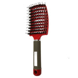 HSF Marketplace detangling hair brush for curly hair with flexible bristles and scalp massage design